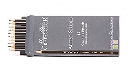 Cretacolor Artists Studio Line Graphite Pencil Set of 12