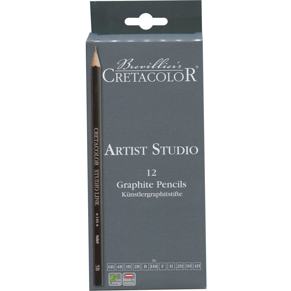 Cretacolor Artists Studio Line Graphite Pencil Set of 12