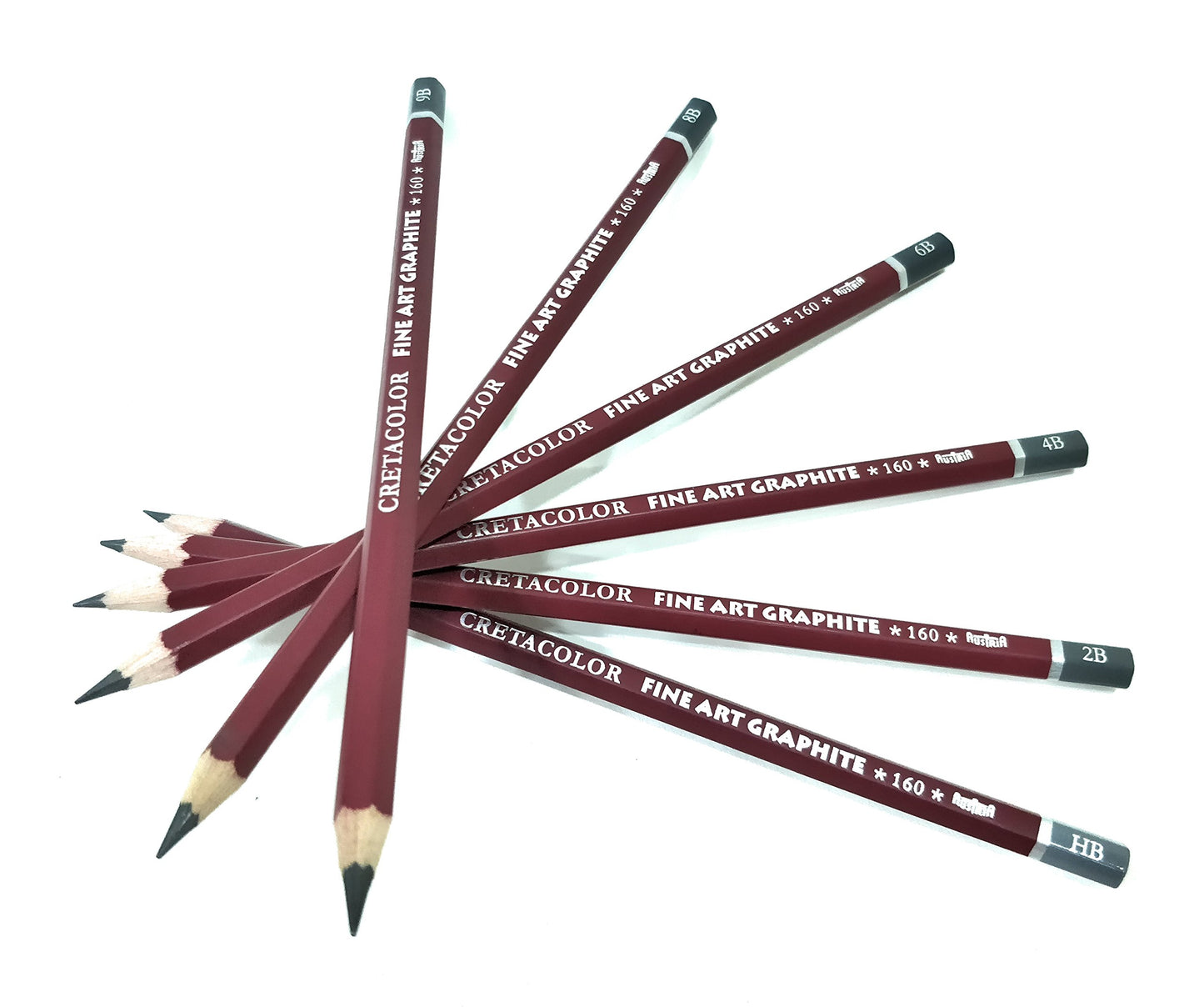Cretacolor Cleos Fine Art Graphite Pencils Set of 6