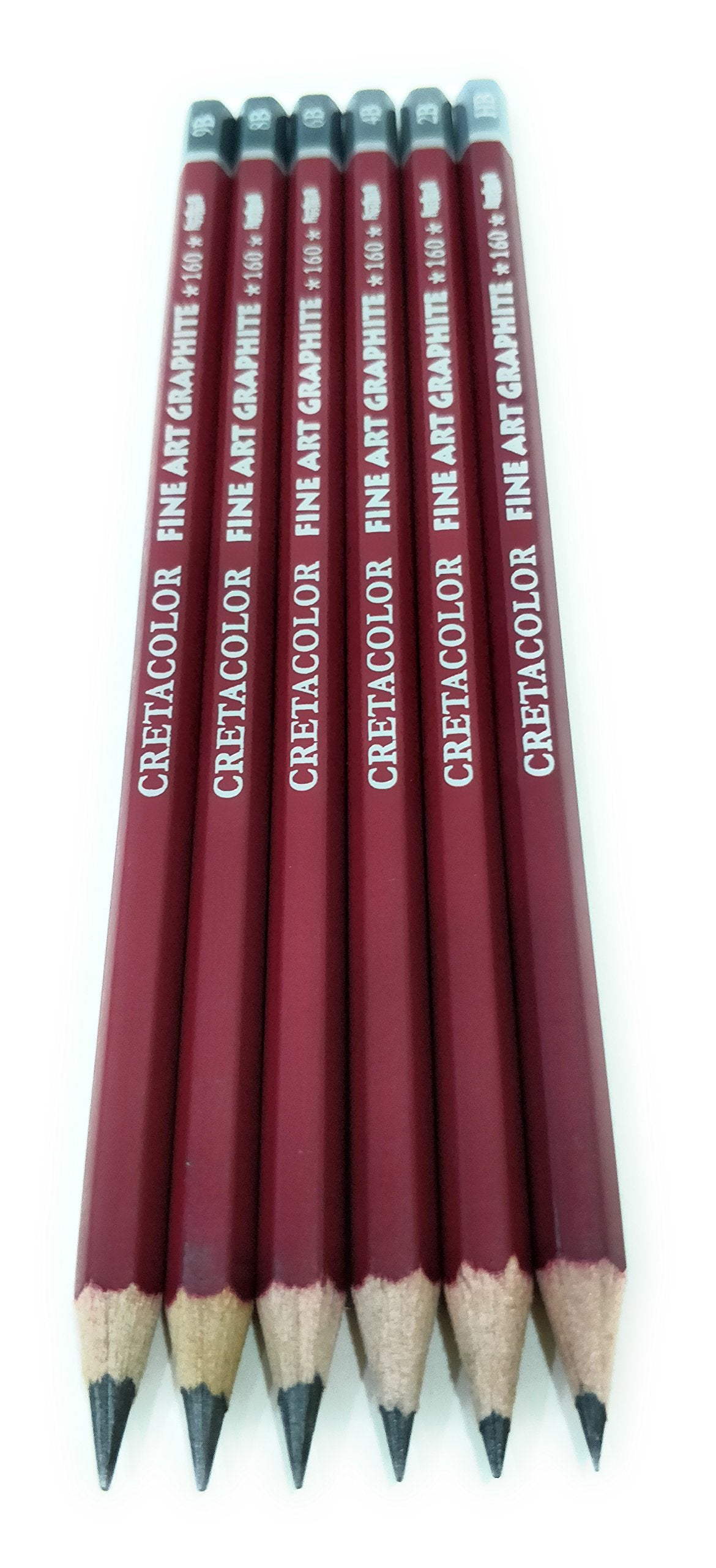Cretacolor Cleos Fine Art Graphite Pencils Set of 6