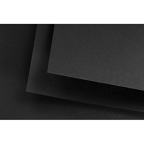 Fabriano Block Black Black 21 X 29.7 cm 300 GSM Pastel Drawing Paper. 20 Black Color Sheets