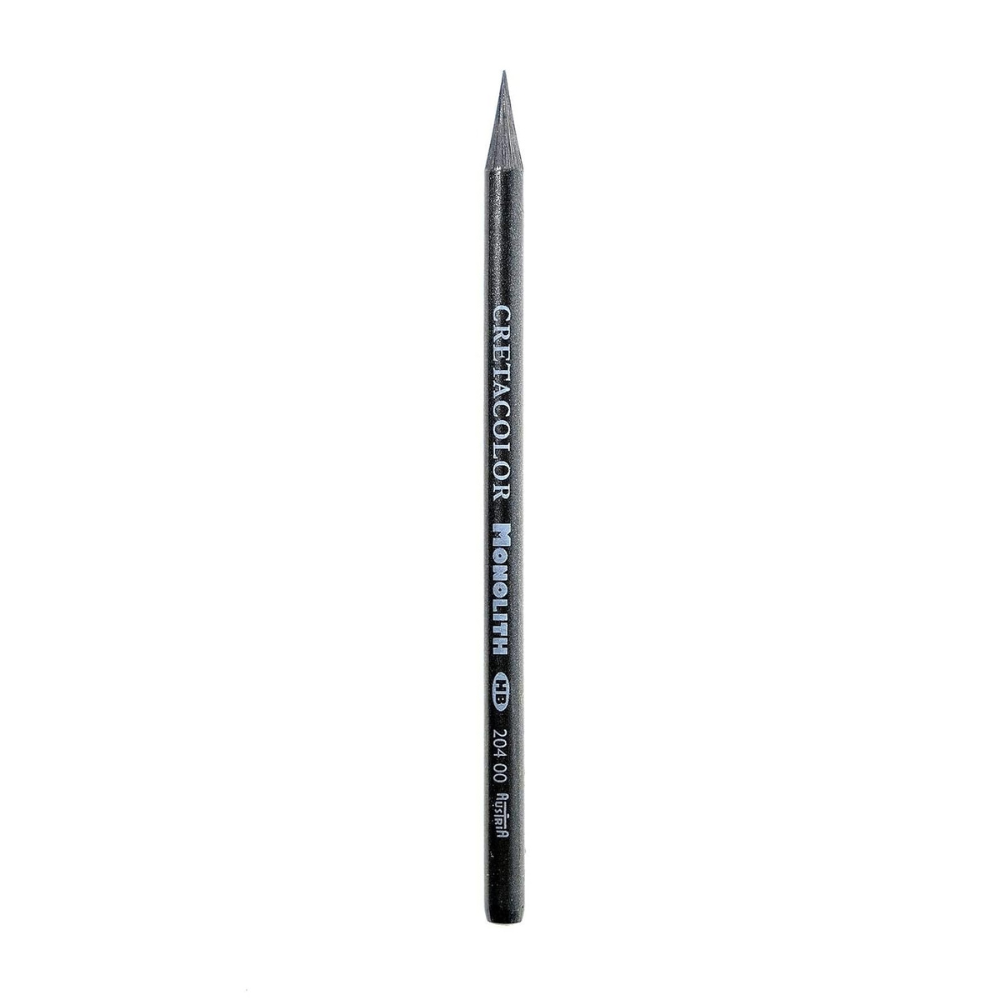 CRETACOLOR Monolith Woodless Graphite Pencils Pack of 12, Black | Ideal for Drawing, Sketching, Mandala, Shading, Portrait, Pencils for Artists, Fine Art Students