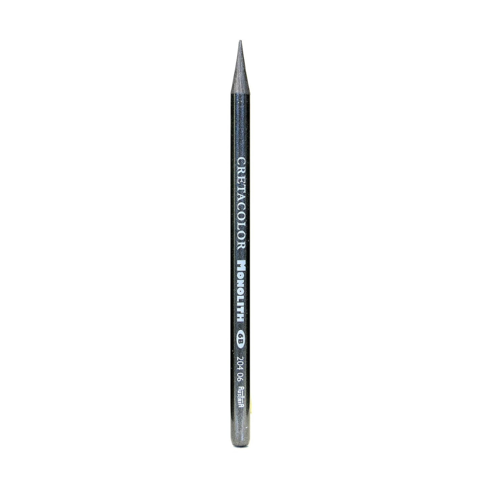 CRETACOLOR Monolith Woodless Graphite Pencils Pack of 12, Black | Ideal for Drawing, Sketching, Mandala, Shading, Portrait, Pencils for Artists, Fine Art Students