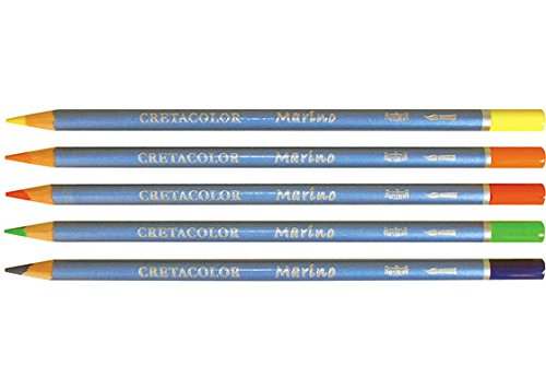 Cretacolor Marino Aquarelle Pencil Set of 24 (Water Soluble Colour Pencils)