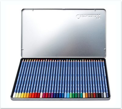 Cretacolor Marino Aquarelle Watercolor Pencil Set of 36 (Water Soluble Colour Pencils)