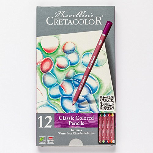 Cretacolor Karmina Classic Colored Pencil Set of 12