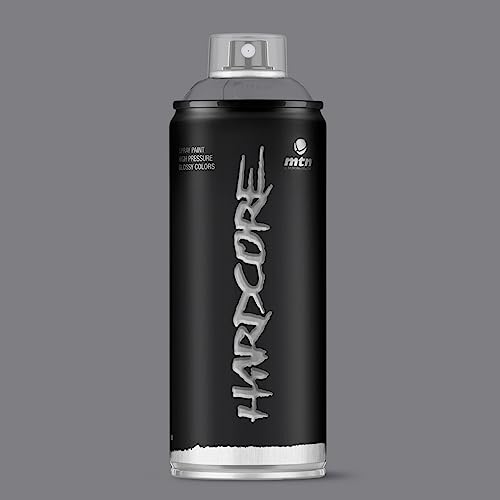 MTN Hardcore High Pressure Spray Paints | DIY, Quick Drying with gloss finish for most surfaces like Porous, Non-porous, Metal, Wood, and Walls - 400ml