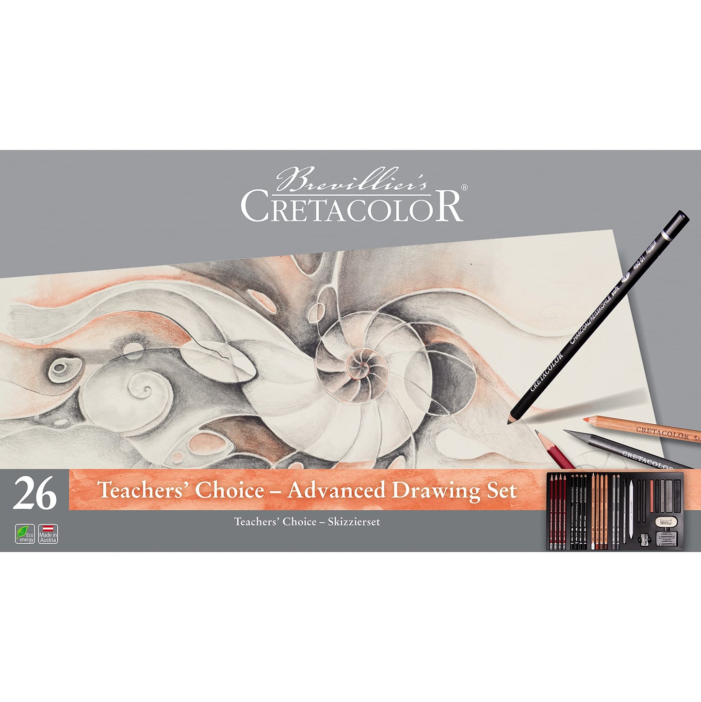 Cretacolor Teacher's Choice - Advanced Drawing Set of 26