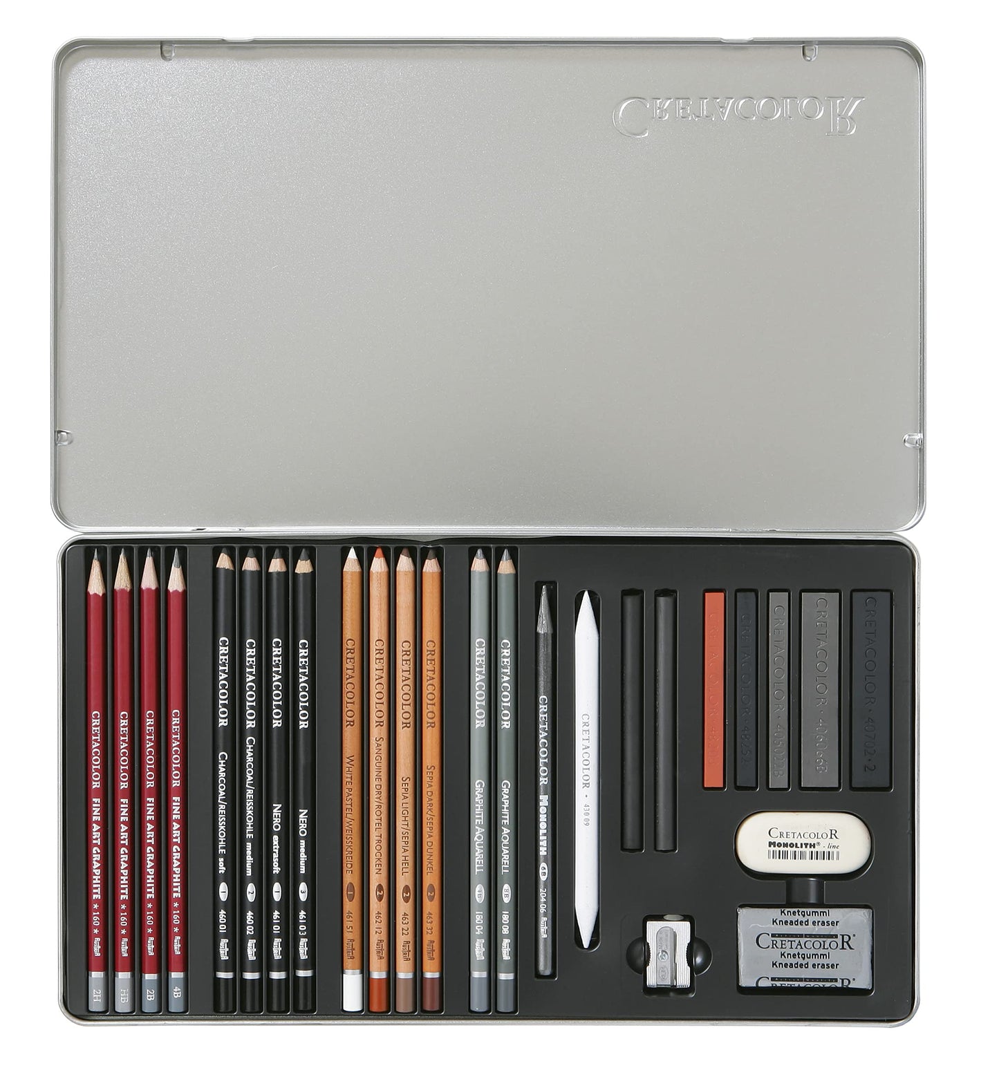 Cretacolor Teacher's Choice - Advanced Drawing Set of 26