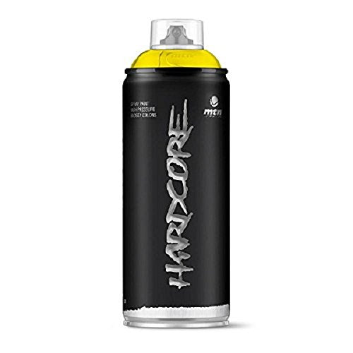 MTN Hardcore High Pressure Spray Paints | DIY, Quick Drying with gloss finish for most surfaces like Porous, Non-porous, Metal, Wood, and Walls - 400ml