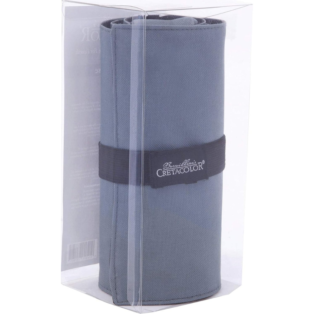 Cretacolor Roll-Up Case, 48 Slots for Artist Pencils and accessoires