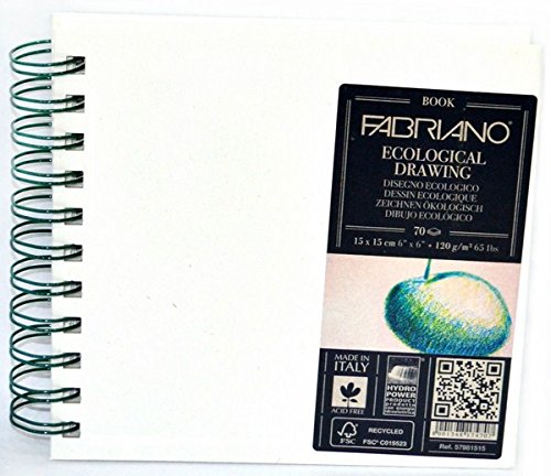 Fabriano Ecological Drawing Book Spiral Bound