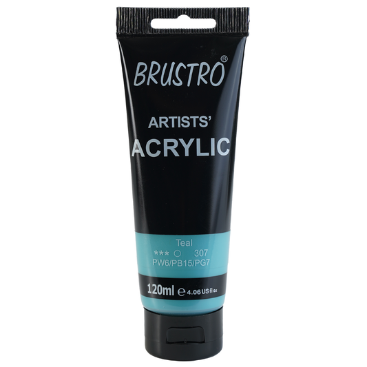 BRUSTRO Artists Acrylic 120ml Teal (Pastel Tone)