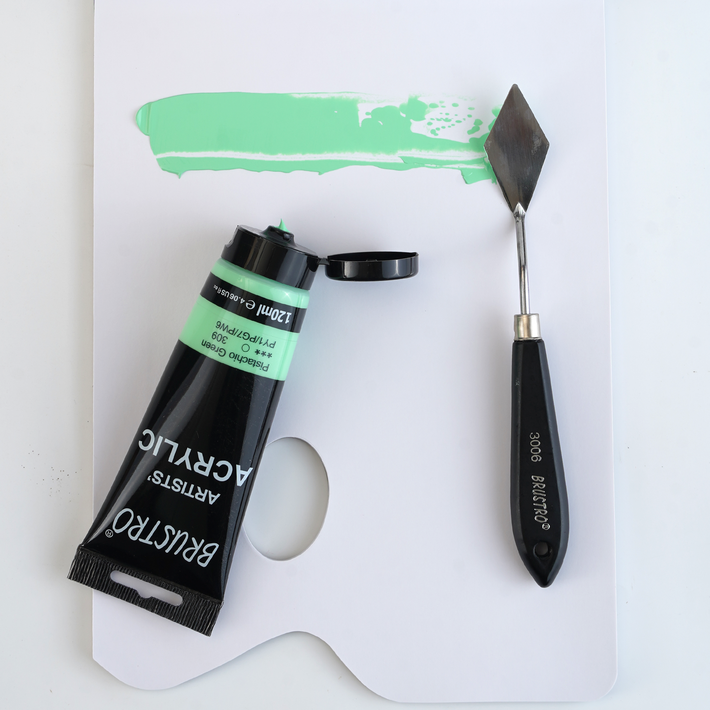 BRUSTRO Artists Acrylic 120ml Pistachio Green (Pastel Tone)