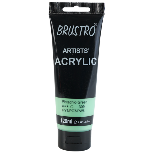 BRUSTRO Artists Acrylic 120ml Pistachio Green (Pastel Tone)