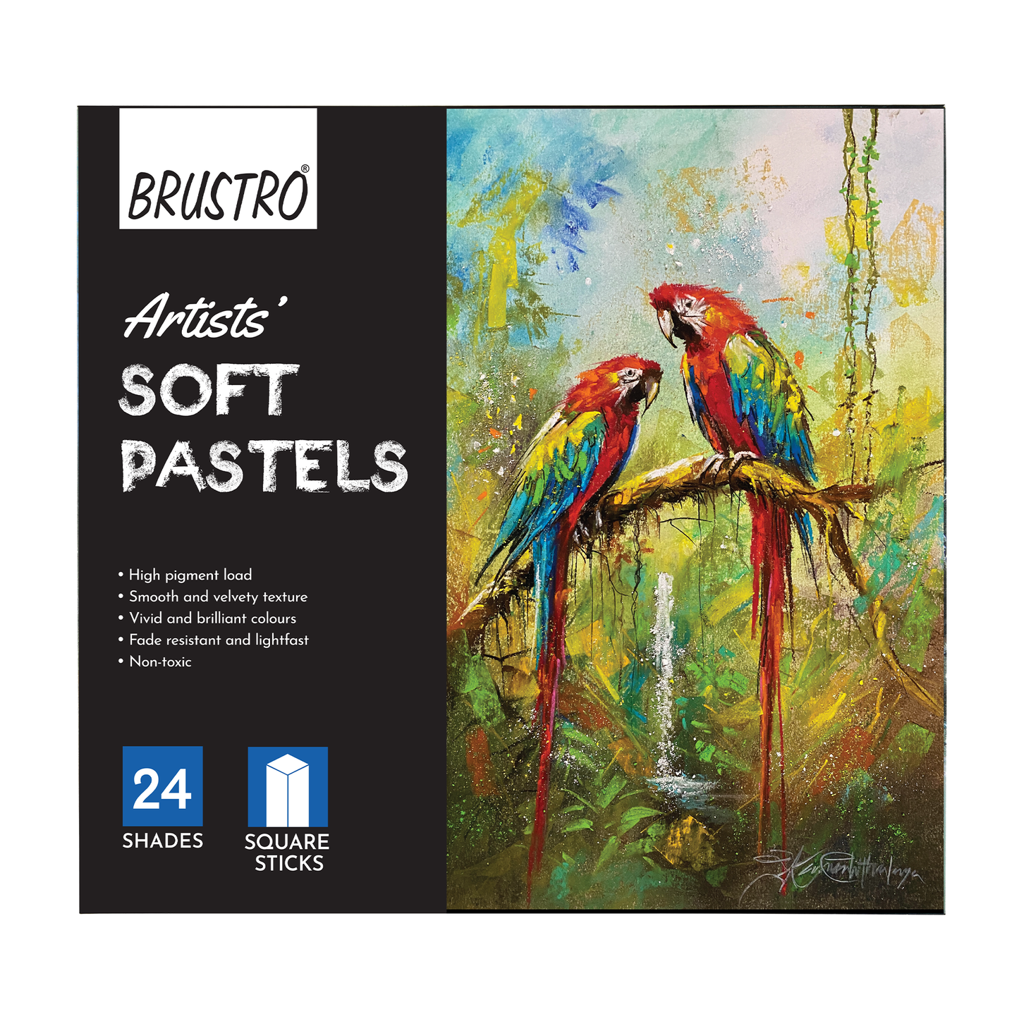 Brustro Artists' Soft Pastels Set of 24