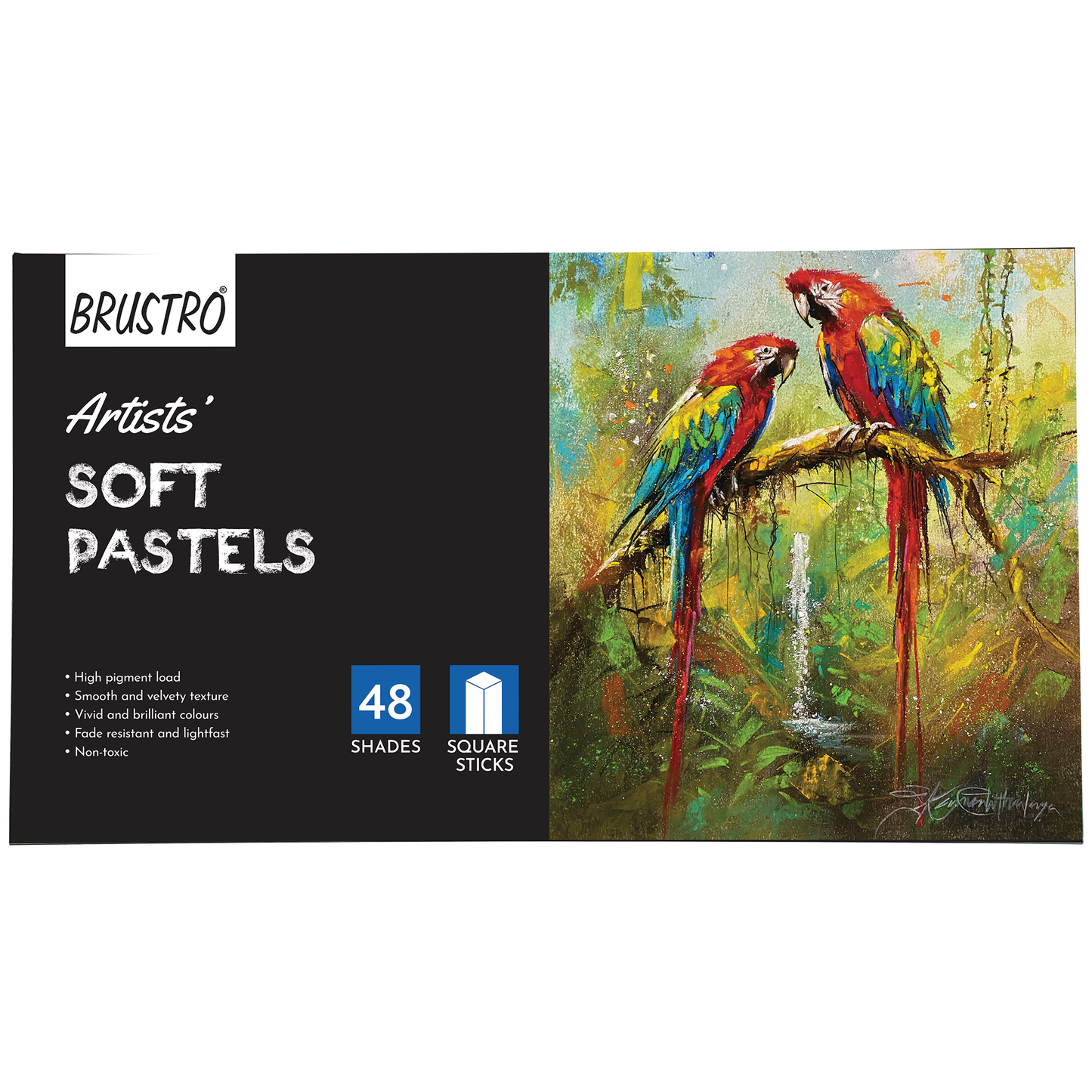Brustro Artists' Soft Pastels Set of 48