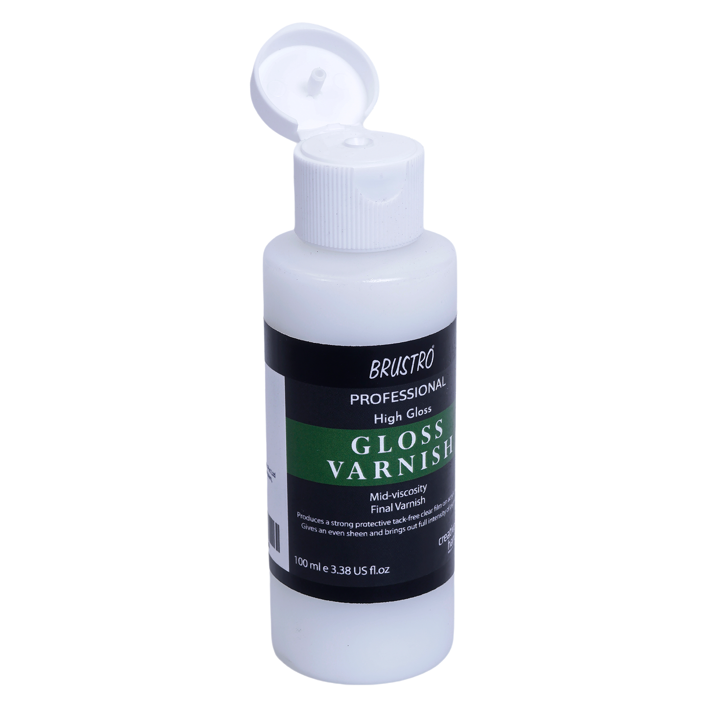 Brustro Professional High Gloss Varnish 100 Ml | Ideal for Coating on Acrylic Painting,Watercolours,Oil Paints,Non-Yellowing,Non Toxic,Transparent,Canvas,Paper, Artwork Protection.