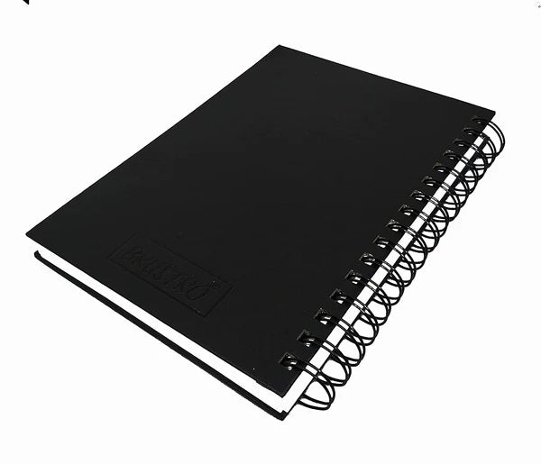 BRUSTRO Artists Wiro Bound Sketch Book | Spiral | A5 Size | 120 Pages - 160 GSM