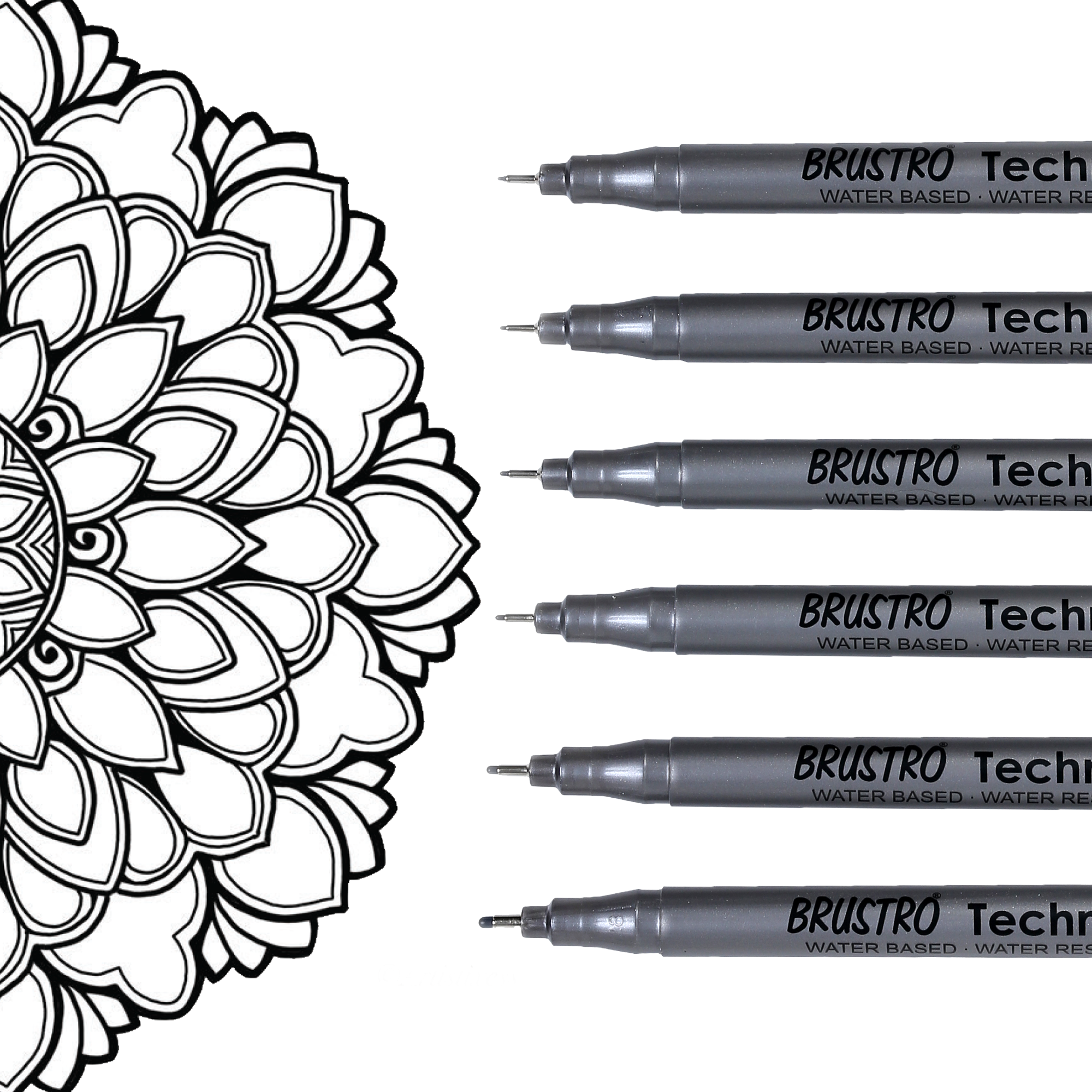 Mandala Art Best Black Sketch Pen Lord Shiva Of Mandala Art Gel