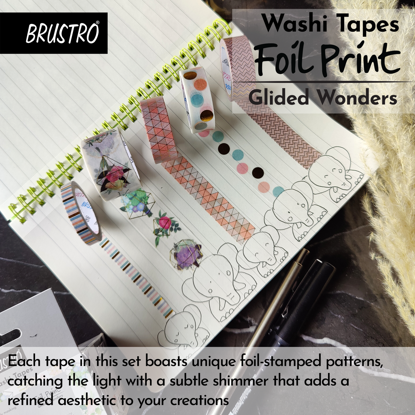 Brustro Washi Tape Bundle