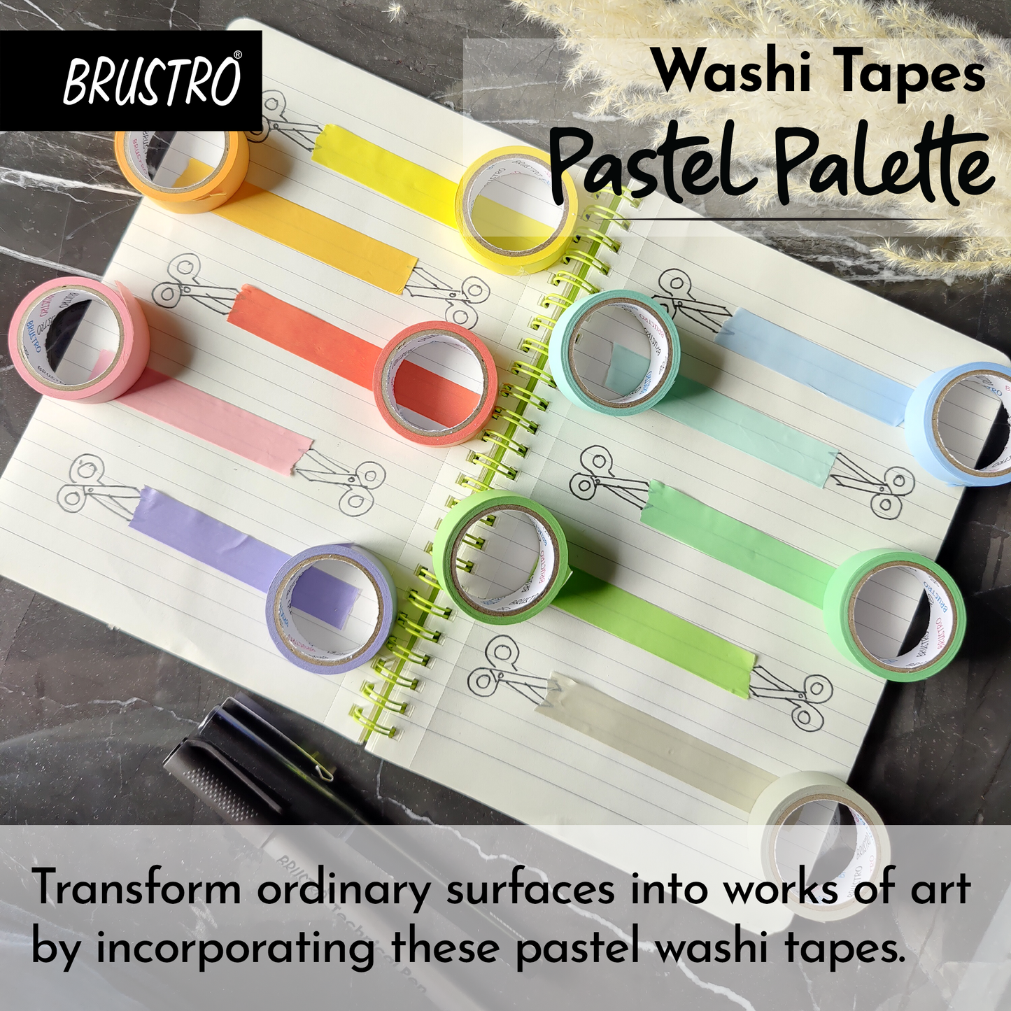 Brustro Washi Tape Bundle