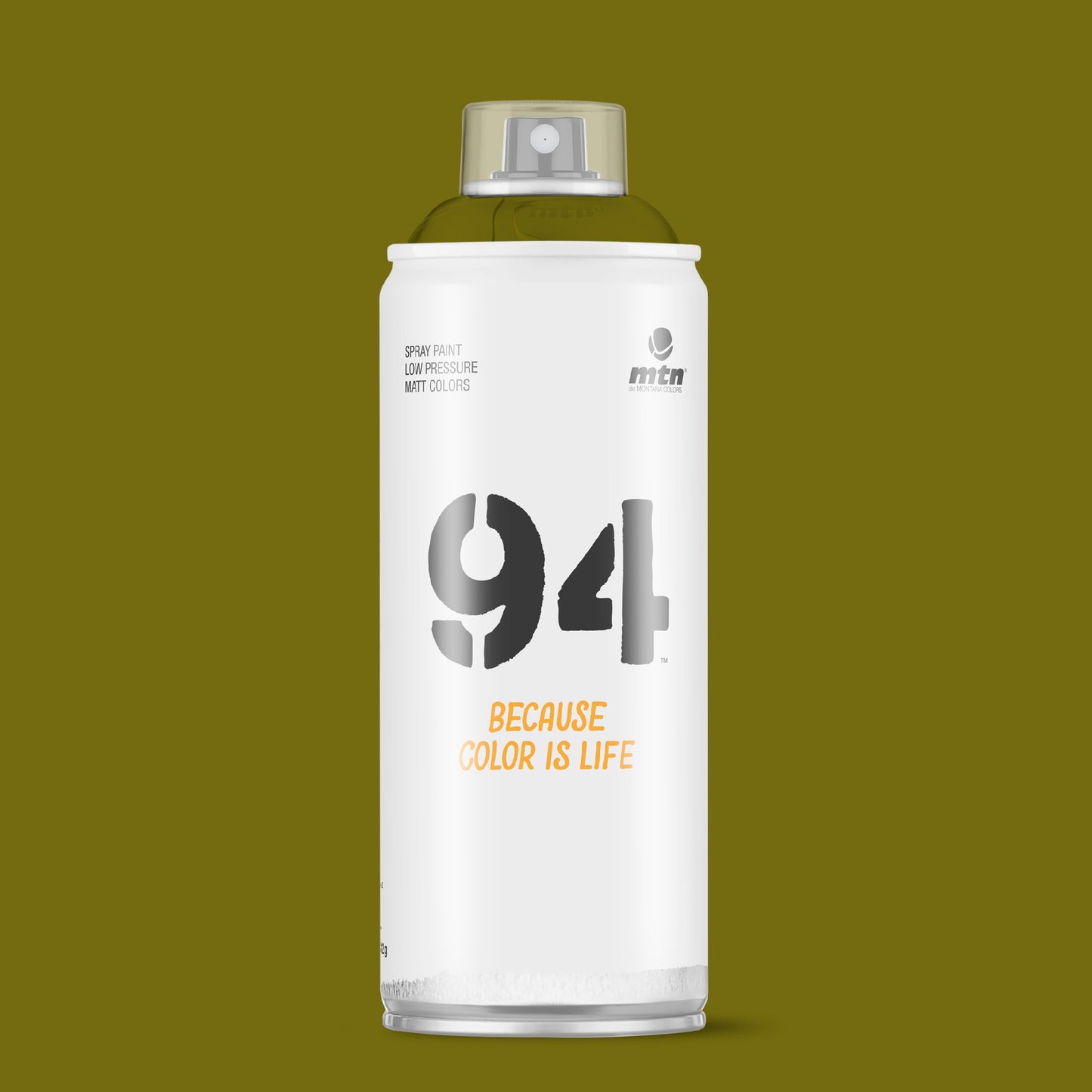 MTN 94 Low Pressure Spray Paints | DIY, Quick Drying, Matt finish, Porous, Non-porous, Metal, Wood, and Walls - 400ml - Mission Green Shade