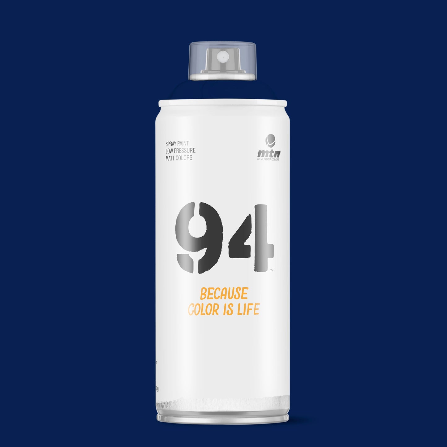 MTN 94 Low Pressure Spray Paints | DIY, Quick Drying, Matt finish, Porous, Non-porous, Metal, Wood, and Walls - 400ml - Twister Blue Shade