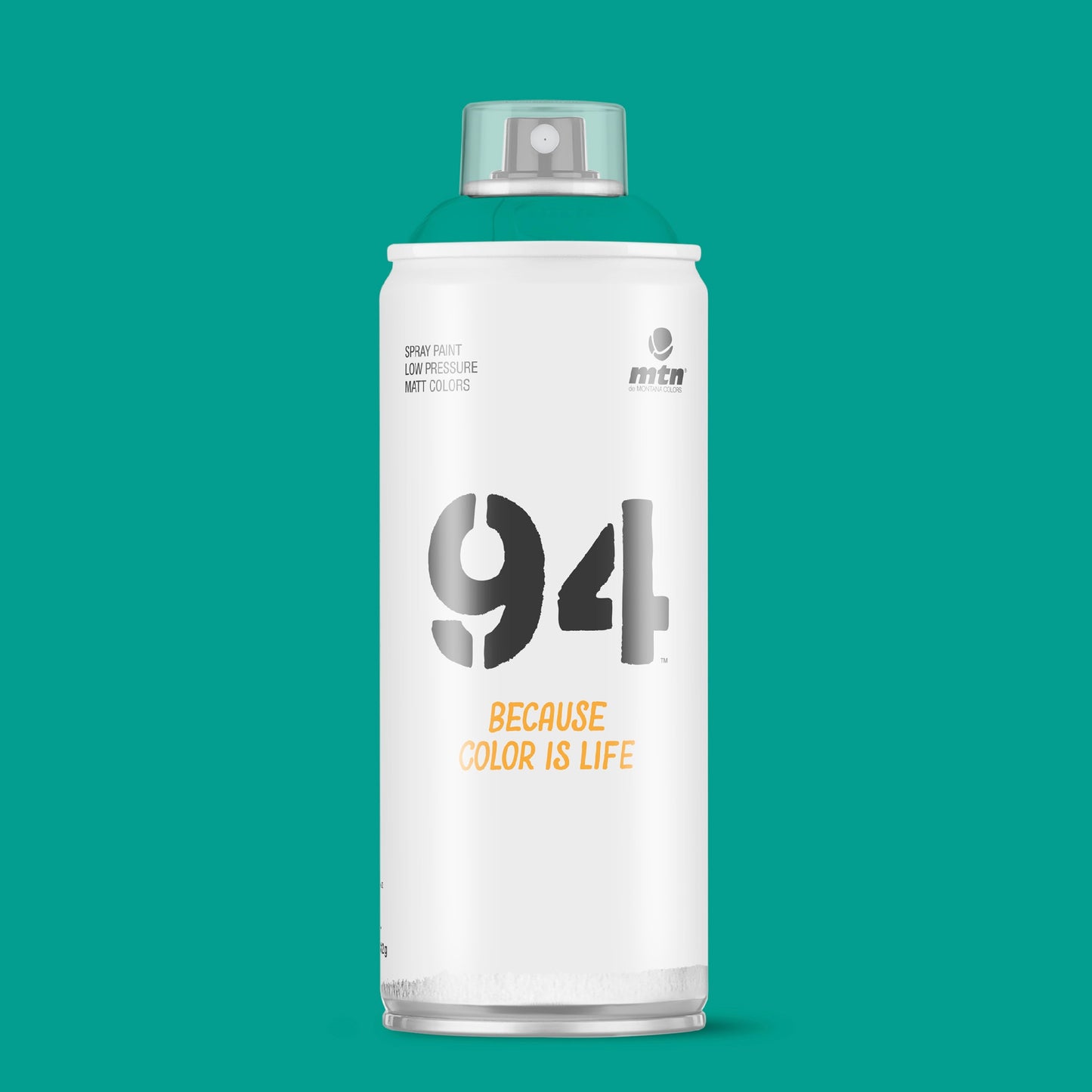 MTN 94 Low Pressure Spray Paints | DIY, Quick Drying, Matt finish, Porous, Non-porous, Metal, Wood, and Walls - 400ml - Emerald Green Shade