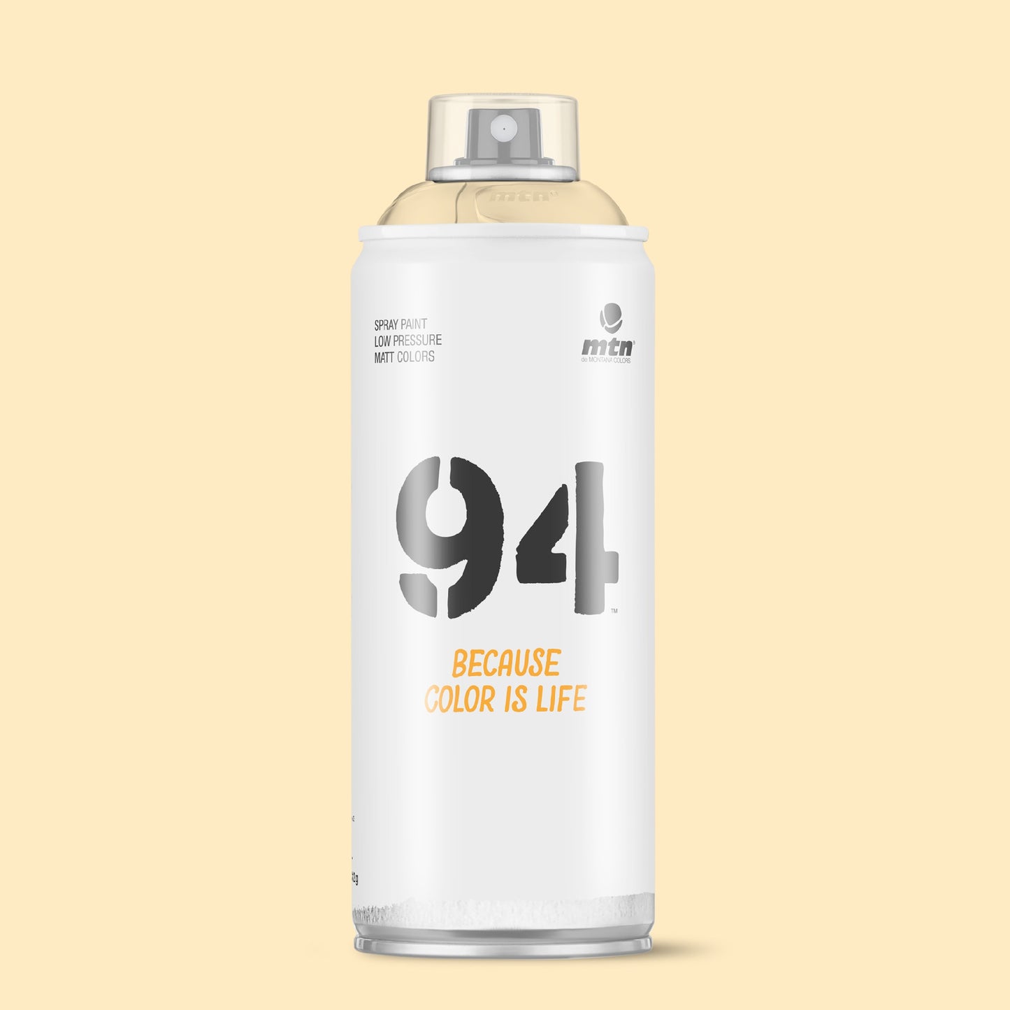 MTN 94 Low Pressure Spray Paints | DIY, Quick Drying, Matt finish, Porous, Non-porous, Metal, Wood, and Walls - 400ml - Sundance Shade