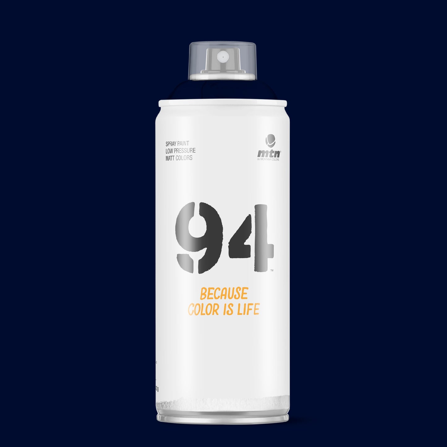 MTN 94 Low Pressure Spray Paints | DIY, Quick Drying, Matt finish, Porous, Non-porous, Metal, Wood, and Walls - 400ml - Navy Blue Shade