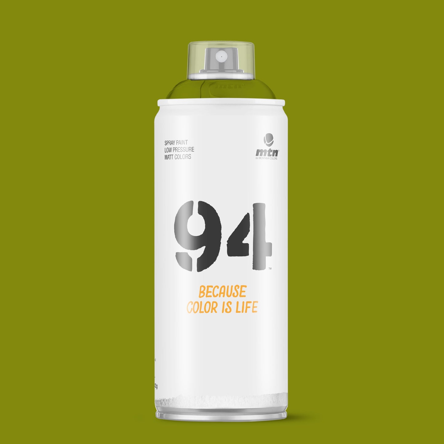 MTN 94 Low Pressure Spray Paints | DIY, Quick Drying, Matt finish, Porous, Non-porous, Metal, Wood, and Walls - 400ml - Krypton Green Shade