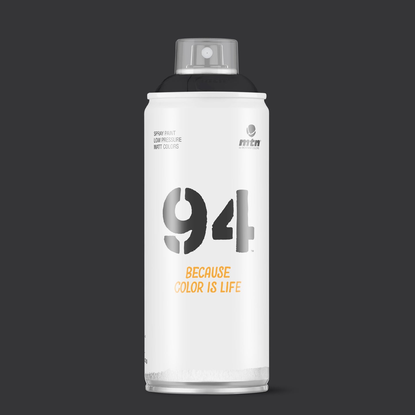 MTN 94 Low Pressure Spray Paints | DIY, Quick Drying, Matt finish, Porous, Non-porous, Metal, Wood, and Walls - 400ml - Anthacite Grey Shade