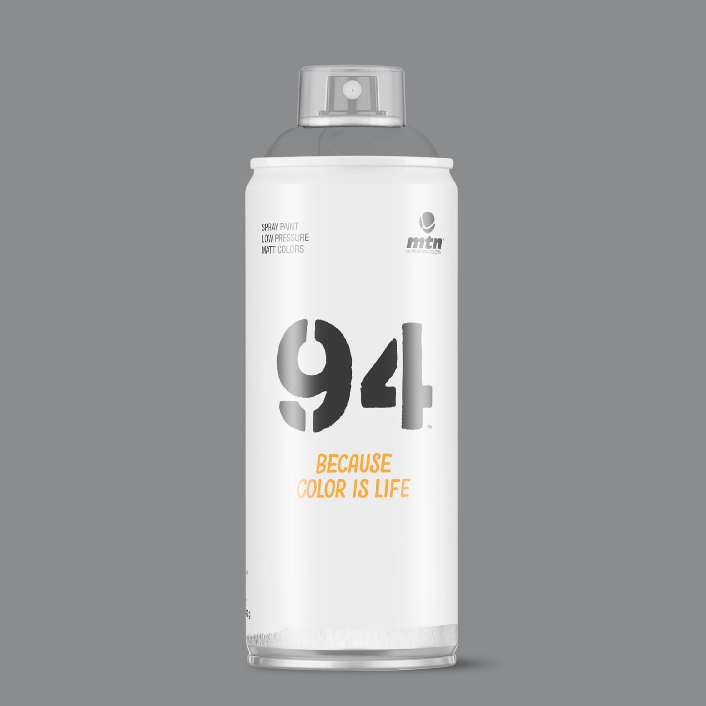 MTN 94 Low Pressure Spray Paints | DIY, Quick Drying, Matt finish, Porous, Non-porous, Metal, Wood, and Walls - 400ml - London Grey Shade