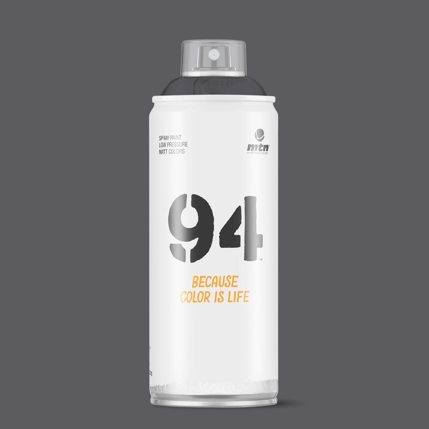MTN 94 Low Pressure Spray Paints | DIY, Quick Drying, Matt finish, Porous, Non-porous, Metal, Wood, and Walls - 400ml - Wolf Grey Shade