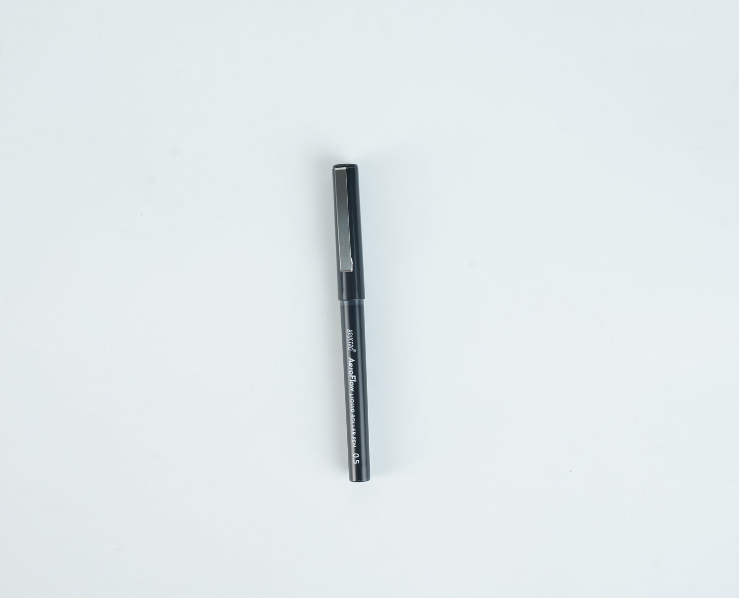 BRUSTRO AeroFlow Liquid Ink Rollerball Pens 0.5 Micro Tip Pack of 3 (Black ink)