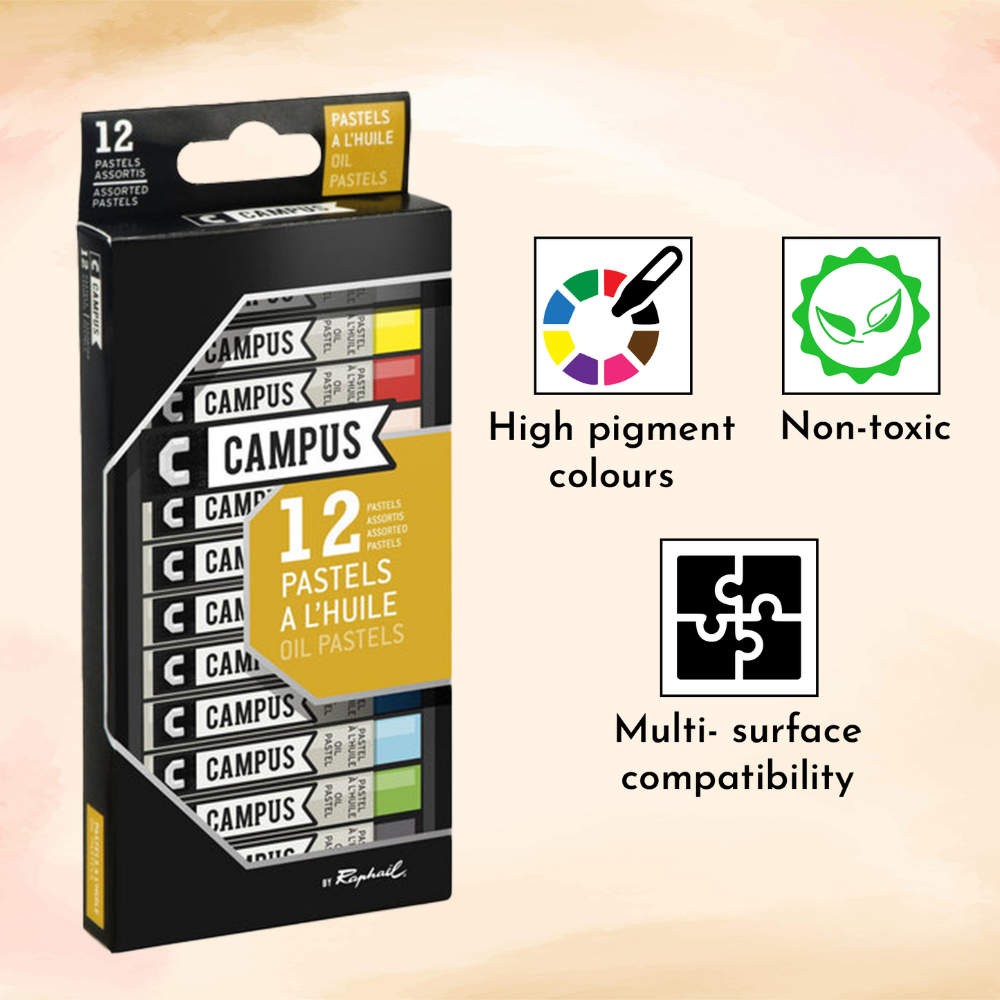 Sennelier Campus Oil Pastels Set of 12