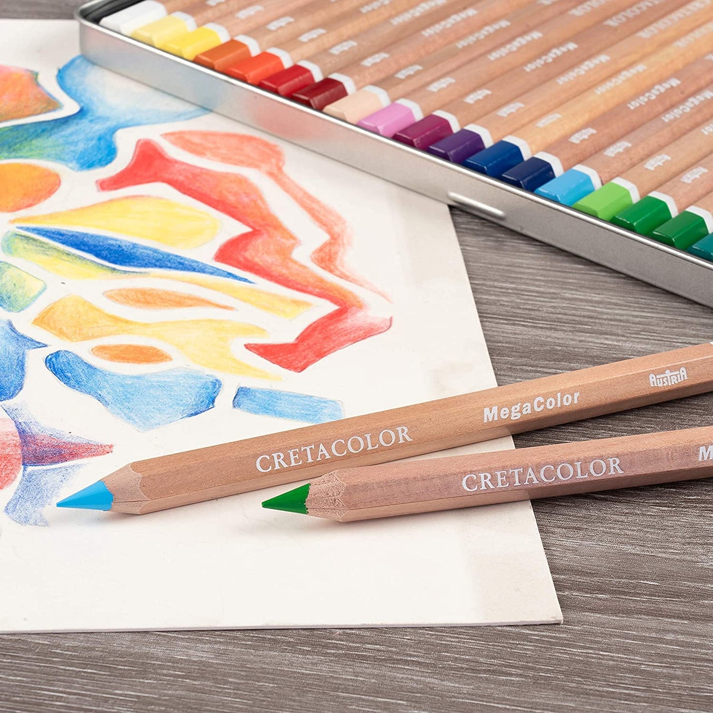 Cretacolor 24 Mega Color Pencils