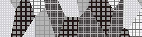 mt Washi Japanese Masking Tape Borders , 15 mm x 7 mtrs Shade - separate check monochrome, ( Pack Of 1 )
