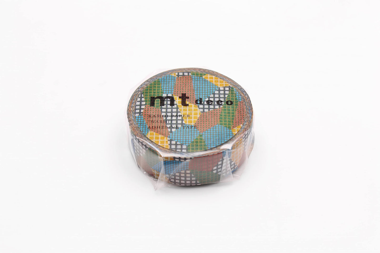mt Washi Japanese Masking Tape Borders , 15 mm x 7 mtrs Shade - separate check dull tone, ( Pack Of 1 )