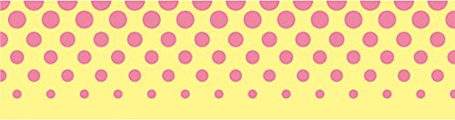 mt Washi Japanese Masking Tape , 15mm x 7 mtrs Shade - Pop Dot Yellow