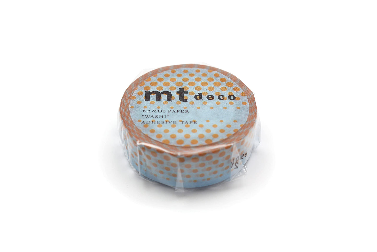 mt Washi Japanese Masking Tape , 15mm x 7 mtrs Shade - Pop Dot Blue
