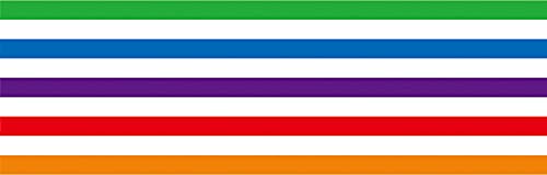 mt Washi Masking Tape Kids Series, 15 mm x 7 mtrs Shade - colorful border