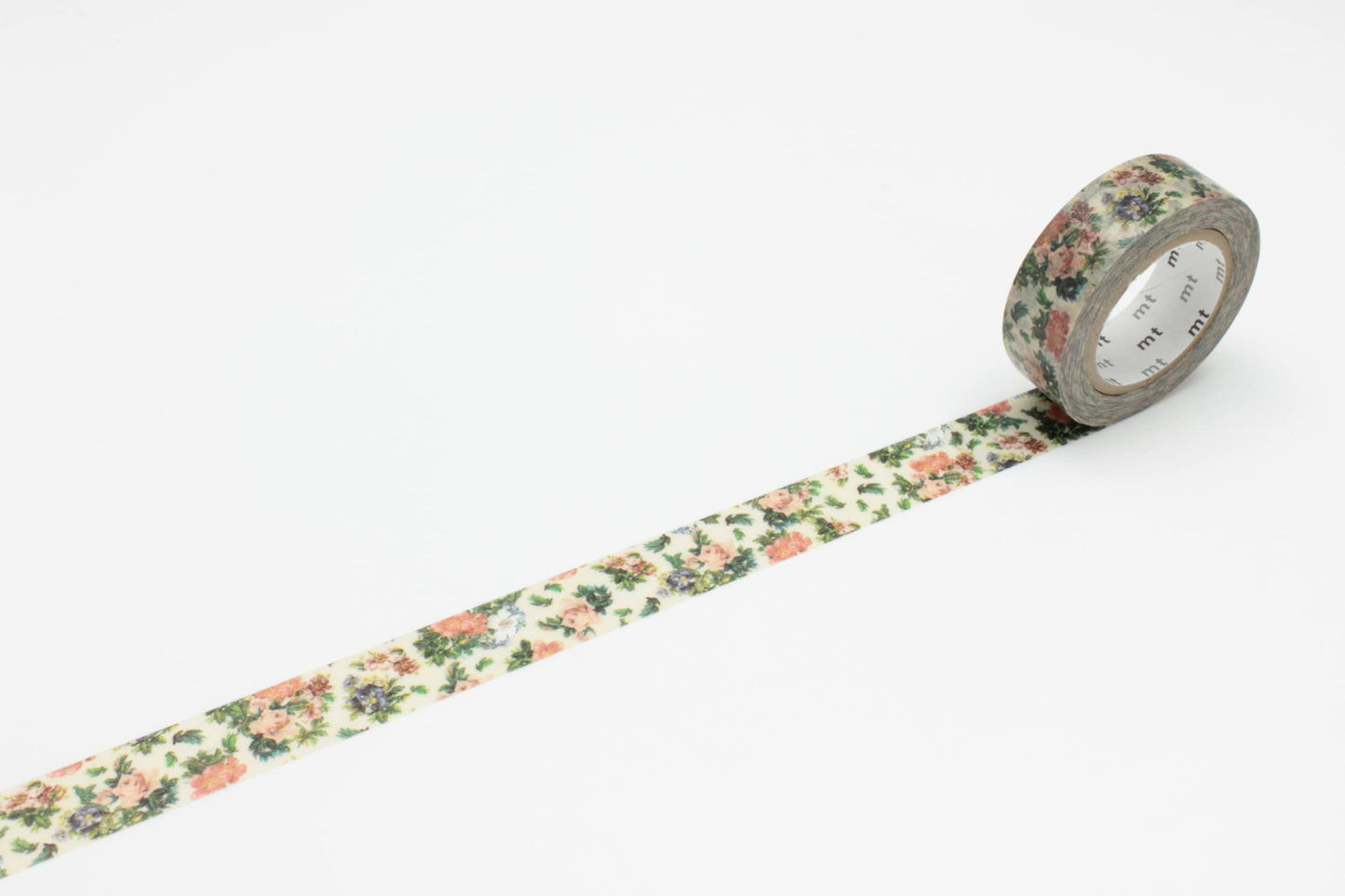 mt Washi Japanese Masking Tape EX Series, 15 mm x 10 mtrs Shade - Mini Flower Botanical Art