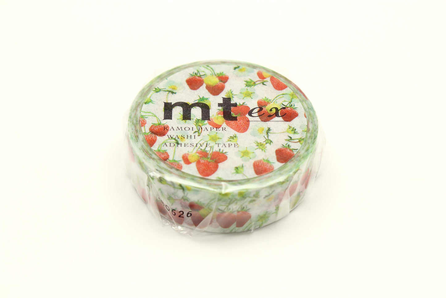 mt Washi Japanese Masking Tape EX Series, 15 mm x 10 mtrs Shade - Strawberry