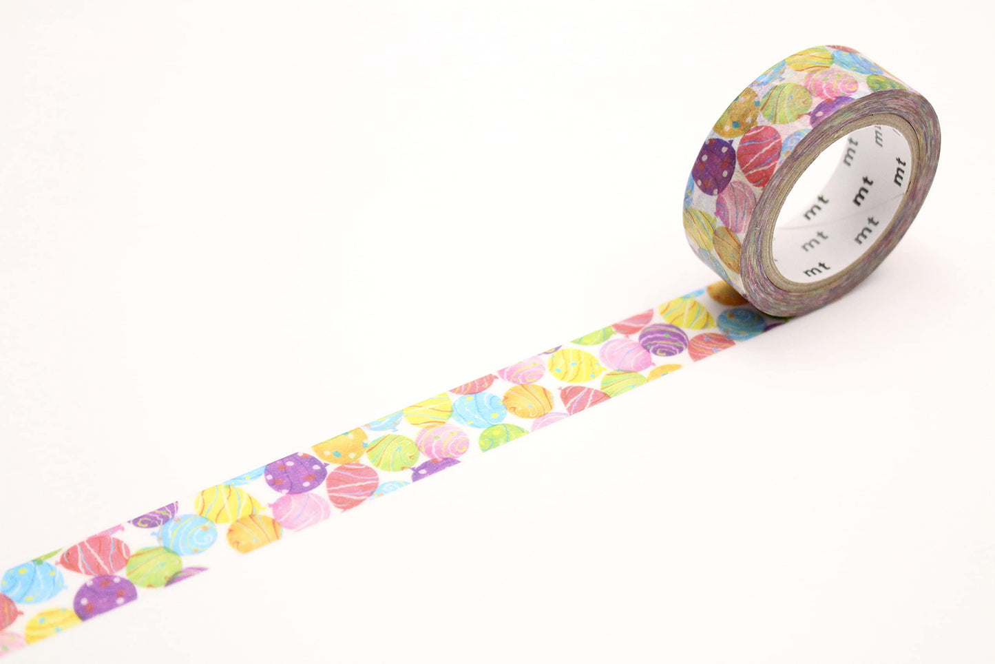 mt Washi Japanese Masking Tape EX Series, 15 mm x 7 mtrs Shade - YoYo balloon,