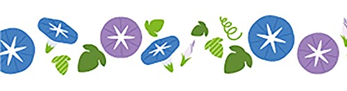 mt Washi Japanese Masking Tape , 7mm x 7 mtrs Shade - Morning Glory Line