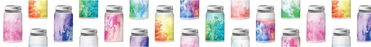 mt Washi Japanese Masking Tape , 15mm x 7 mtrs Shade - Colourful Jar