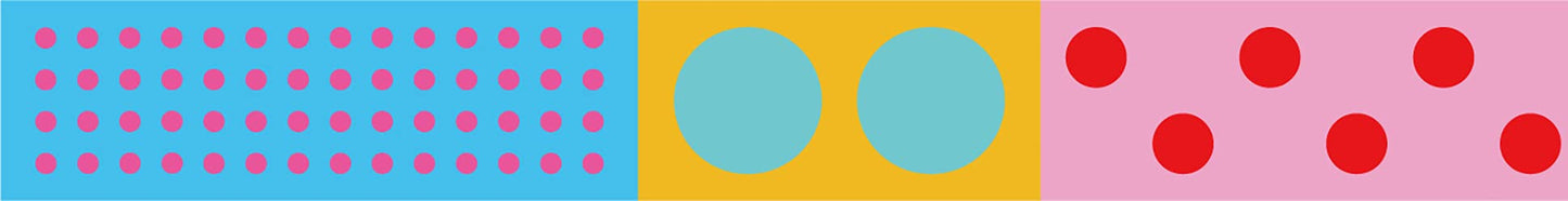 mt Washi Japanese Masking Tape , 15mm x 7 mtrs Shade - Kapitza Polka Dot Vivid (Pack of 1)