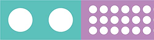mt Washi Japanese Masking Tape , 15mm x 7 mtrs Shade - Kapitza Polka Dot Ice (Pack of 1)